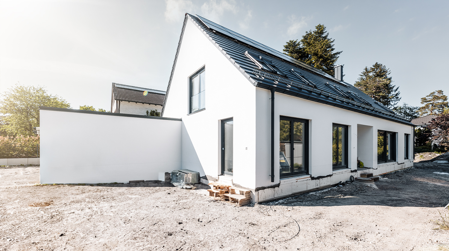LEAN BAU Einfamilienhaus mit Tiefgarage Reihenhaus